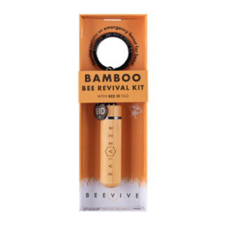 Bee Revival Bamboo Keyring