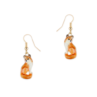 Bill Skinner Fox Drop Earrings
