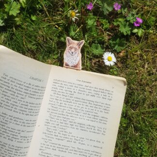 Wooden fox bookmark by Tracey Parsons