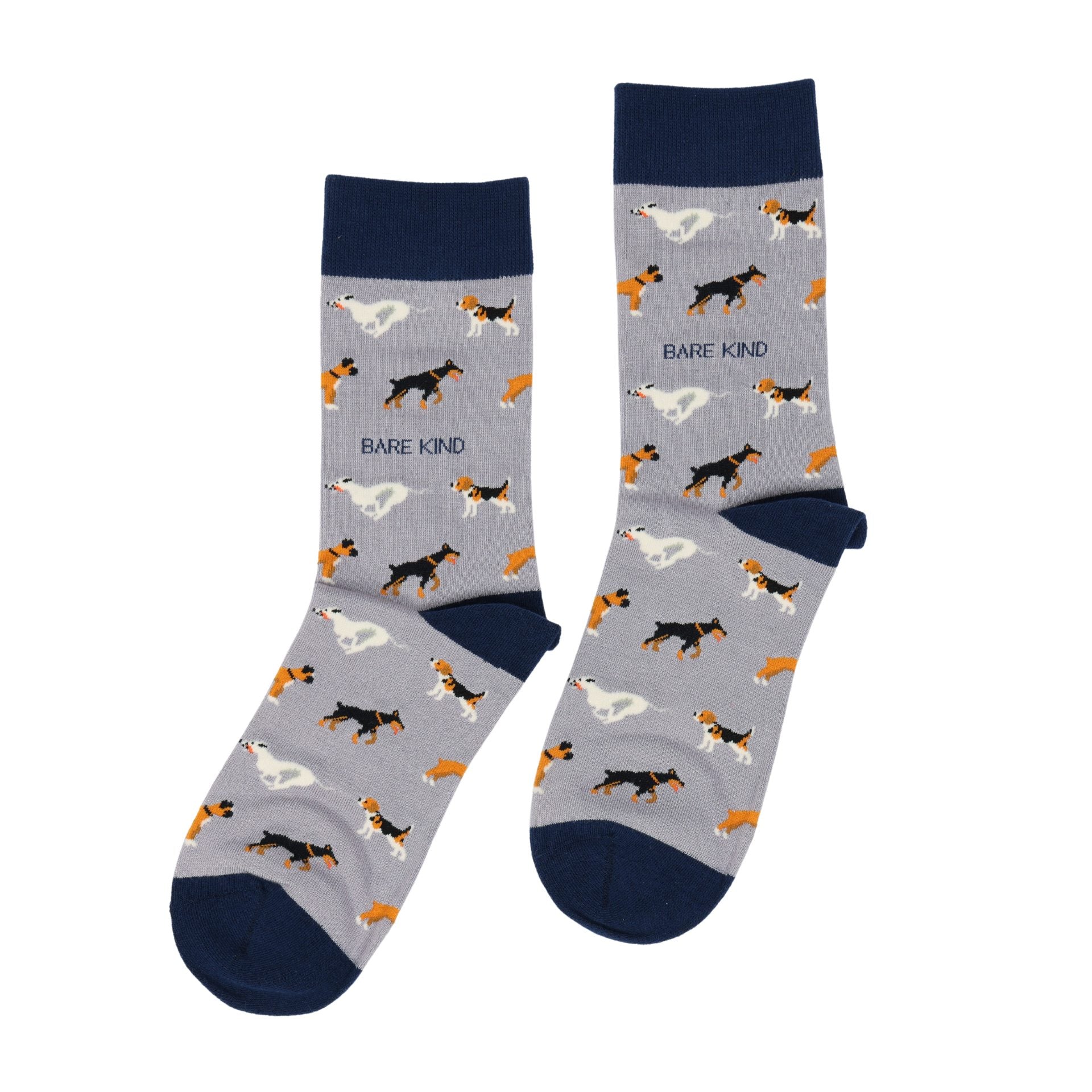 Barekind Bamboo Purple Dog Socks