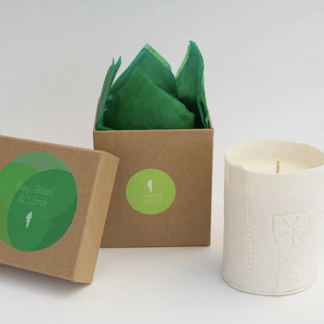Sarah Wygas porcelain candle - Bay, Basil & Lime - Pre order