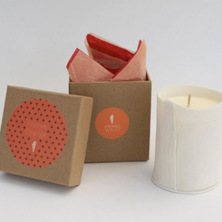 Sarah Wygas porcelain candle - Festive Orange - Pre order