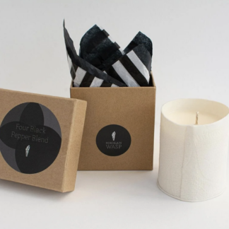 Sarah Wygas porcelain candle - Four Black Pepper Blend - Pre order